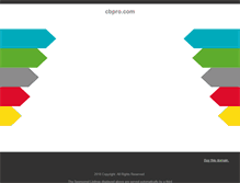 Tablet Screenshot of cbpro.com